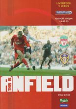 Liverpool v Leeds United 23-Mar-2003
