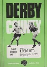 Derby County v Leeds United 24-Oct-1970