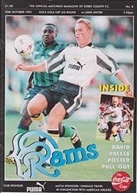 Derby County v Leeds United 25-Oct-1995