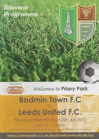 Bodmin Town v Leeds United 25-Jul-2012