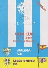 Malaga CF v Leeds United 28-Nov-2002