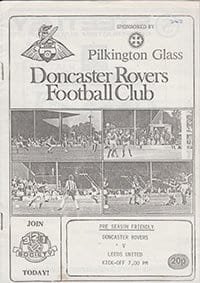 Doncaster Rovers v Leeds United 02-Aug-1986