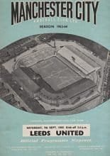 Manchester City v Leeds United 07-Sep-1963