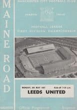 Manchester City v Leeds United 08-May-1967