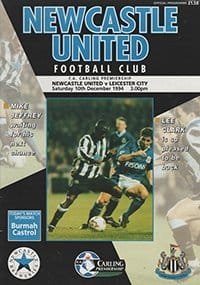 Newcastle United v Leicester City 10-Dec-1994