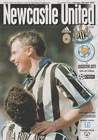 Newcastle United v Leicester City 15-Apr-2000