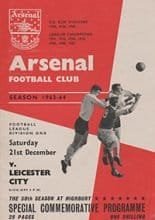Arsenal v Leicester City 21-Dec-1963