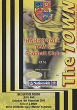 Harrogate Town v Leigh RMI 18-Nov-2006