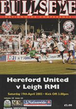 Hereford United v Leigh RMI 19-Apr-2003