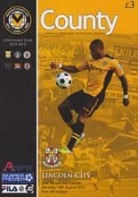 Newport County v Lincoln City 18-Aug-2012