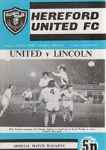 Hereford United v Lincoln City 27-Jan-1973