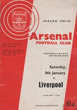 Arsenal v Liverpool 08-Jan-1966