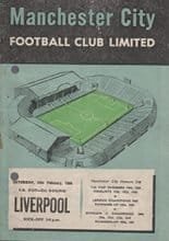 Manchester City v Liverpool 18-Feb-1956