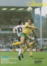 Norwich City v Liverpool 20-Oct-1990