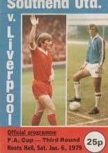 Southend United v Liverpool 06-Jan-1979