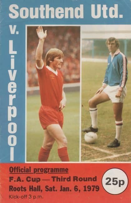 Southend United v Liverpool 06-Jan-1979