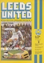 Leeds United v Luton Town 13-Dec-1978
