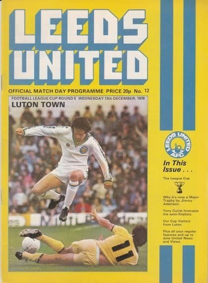 Leeds United v Luton Town 13-Dec-1978