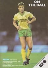 Norwich City v Luton Town 26-Nov-1988