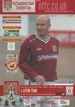 Northampton Town v Luton Town 02-Nov-2002
