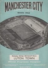 Manchester City v Luton Town 16-Sep-1959
