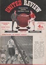 Manchester United v Luton Town 21-Nov-1959
