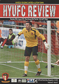 Hayes & Yeading United v Luton Town 30-Aug-2011