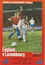 England v Luxembourg 15-Dec-1982