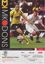 Milton Keynes Dons v Macclesfield Town 29-Jan-2008