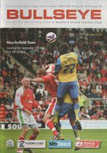 Hereford United v Macclesfield Town 08-Sep-2007