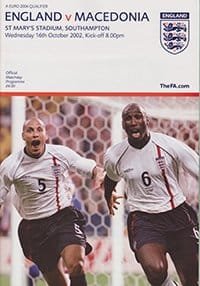 England v FYR Macedonia 16-Oct-2002