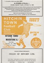 Hitchin Town v Maidstone United 01-Oct-1966