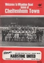 Cheltenham Town v Maidstone United 06-Nov-1985