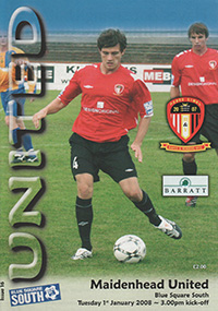 Hayes & Yeading United v Maidenhead United 01-Jan-2008