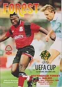 Nottingham Forest v Malmo FF 26-Sep-1995