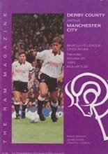 Derby County v Manchester City 20-Oct-1990