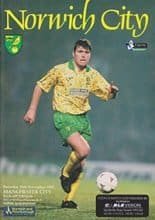 Norwich City v Manchester City 20-Nov-1993