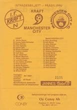 Kraft v Manchester City 28-Jul-1987