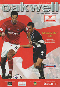 Barnsley v Manchester City 31-Oct-2001