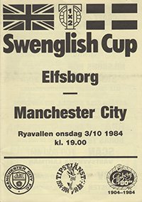 Elfsborg v Manchester City 03-Oct-1984