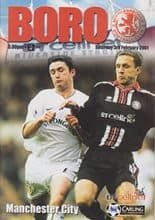 Middlesbrough v Manchester City 03-Feb-2001