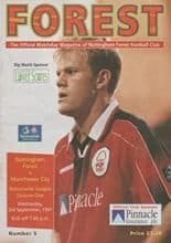 Nottingham Forest v Manchester City 03-Sep-1997