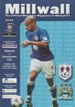Millwall v Manchester City 04-Dec-2001