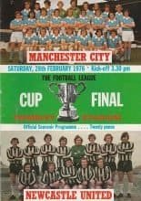 Manchester City v Newcastle United  28-Feb-1976