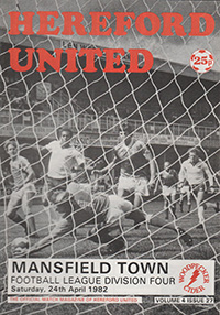 Hereford United v Mansfield Town 24-Apr-1982