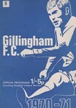Gillingham v Mansfield Town 26-Sep-1970