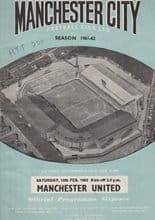 Manchester City v Manchester United 10-Feb-1962