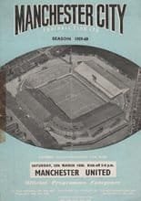 Manchester City v Manchester United 12-Mar-1960