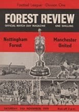 Nottingham Forest v Manchester United 14-Nov-1970