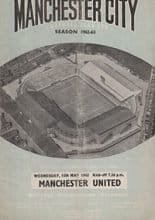Manchester City v Manchester United 15-May-1963
